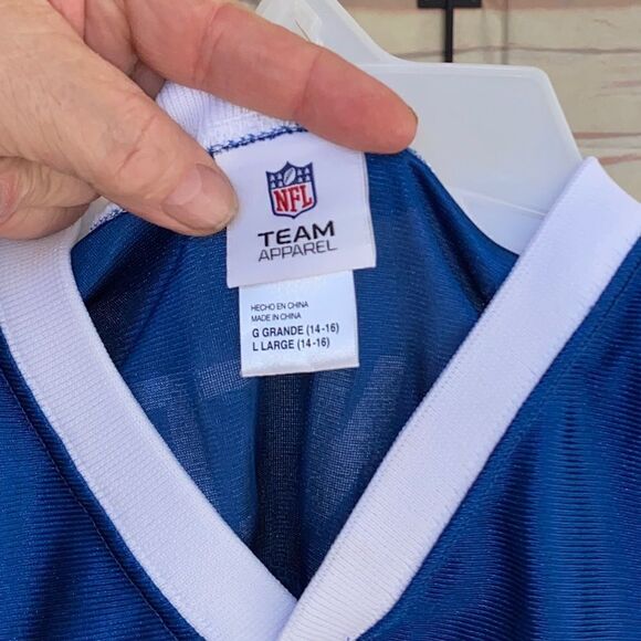 Boys sz Lg NWOT Sanders Colts jersey - Picture 4 of 4